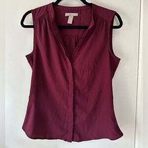 Banana Republic sleeveless blouse